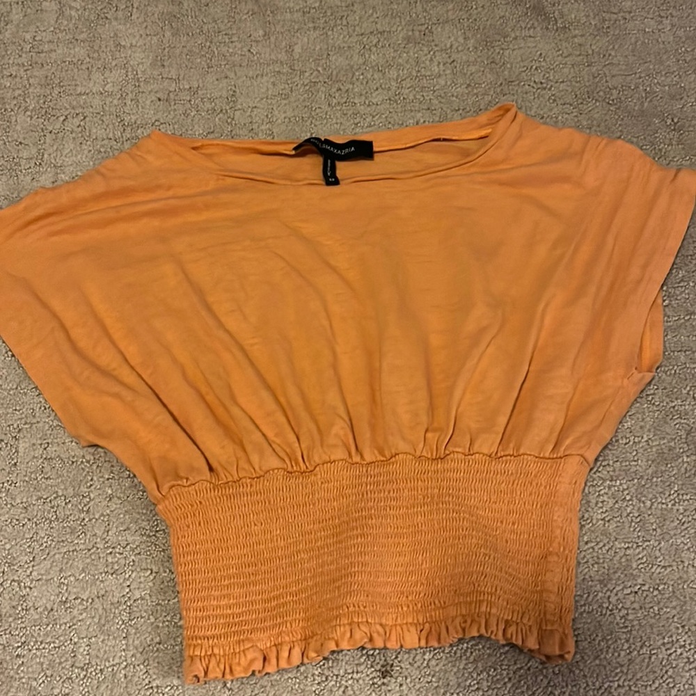 BCBG MAXAZRIA top orange